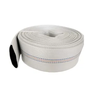 8 inch 13 bar 30m dacron pvc fire hose for sale