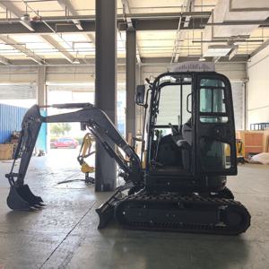 Mini excavadora 3,5 toneladas de gasolina diesel Bagger con cabina y aire acondicionado Piloto hidráulico Excavadora Ingeniería grande - Product Image 5