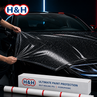 Film de protection de peinture (PPF) transparent auto-cicatrisant en TPU/TPH/TPF, haute brillance, anti-rayures, 6,5 mil et 7,5 mil, pour carrosserie