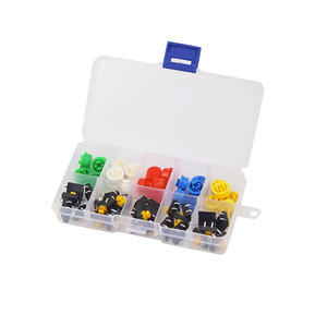 Interrupteur tactile rond avec capuchons de touches, 12*12*7.3MM, 25 pièces en boîte - Product Image 4