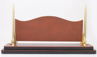 Plaque de bureau officielle personnalisée en bois, prix de gros, haute qualité, nouveau design, plaque de table vierge, souvenir, récompenses