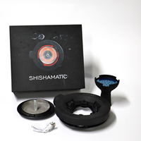 Mini chicha électrique en aluminium avec éclairage LED - Chicha en métal pour accessoires de fumage