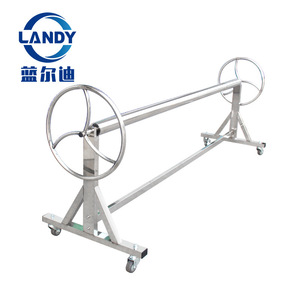 Enrouleur de bâche de piscine Landy en acier inoxydable 304, capacité de charge 70 kg, équipement d'isolation pour piscine extérieure - Product Image 5