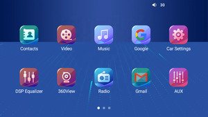 Android Car Stereo đài phát thanh 6 + 128 gam RAM xe palyer GPS Navigator - Product Image 6