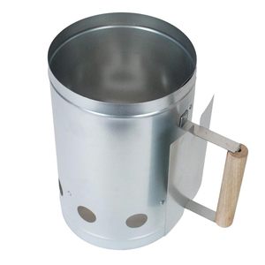 Accendifuoco per Carbonella 17x27 cm con Manico in Legno e Scudo Termico per Accensione Rapida del Barbecue - Product Image 3