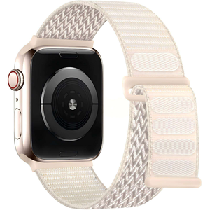 สายรัดข้อมือไนลอนแบบห่วงตะขอปรับได้หลากสีสำหรับ Apple Watch ขนาด40มม. สำหรับผู้ชาย - Product Image 4