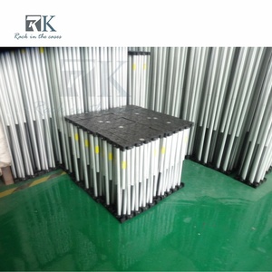 Plataforma de Escenario Plegable Ligera, Escenario Portátil de Aluminio para Uso en Interiores y Exteriores - Product Image 2