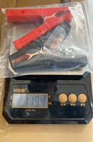 Pince crocodile 500A en cuivre plaqué fer, robuste, isolée, pour câble de démarrage de batterie de voiture