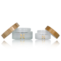 Pot en verre pour crème corporelle de haute qualité, beurre pour soins de la peau, vente en gros d'usine, pot cosmétique vide, volume 10 ml, 20 ml, 30 ml, 50 ml, 100 ml