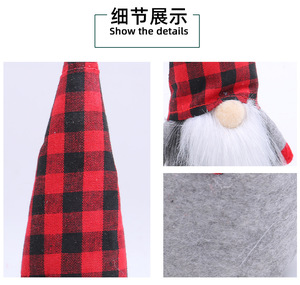 Décorations de Noël Gnomes Faits Main, Père Noël <span class=keywords><strong>Scandinave</strong></span> Tomte en Peluche, Ornements de Table de Noël, Décoration de Noël Gnome - Product Image 6