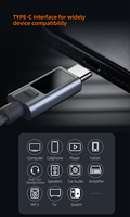 Câbles d'écouteurs KZ M2 Type C avec double micro plaqué argent et interrupteur de réglage EQ pour ZSN EDX ZS10 PRO X Castor D-Fi ZVX