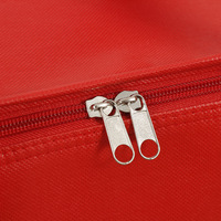 Sac isotherme imperméable rouge non tissé pour 6 canettes de bière ou autres boissons