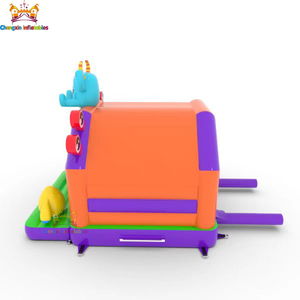 Château gonflable sur le thème des monstres, nouvelle conception, adapté à la <span class=keywords><strong>location</strong></span> commerciale et à l'usage familial, parfait <span class=keywords><strong>pour</strong></span> les fêtes d'enfants en plein air - Product Image 4