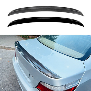 Bmw Rear Spoiler Carbon Fiber Texture Piano Black For 5 Series E60 2004 2010 M5 Models Deck Ducktail Abs Material - Product Image 4