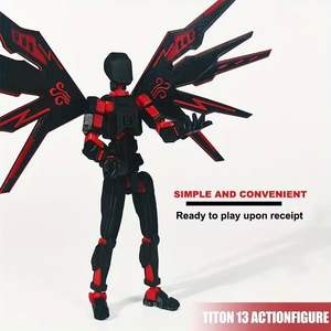 Figurine d'action mobile imprimée en 3D de haute qualité Titan T13 pour les fans de jeux et les collectionneurs Aucun assemblage requis - Product Image 4