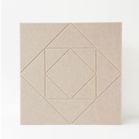 Panneau acoustique à fentes en fibre de polyester, panneau mural insonorisant rainuré pour studio, maison, bureau, décoration