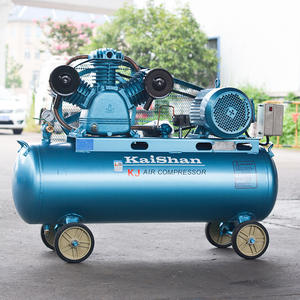 3 किलोवाट एयर टैंक क्षमता 110l पिस्टन-प्रकार औद्योगिक एयर कंप्रेसर पोर्टेबल इकाई बेल्ट-संचालित एयर-कूल्ड इंजन इलेक्ट्रिक मोटर - Product Image 3