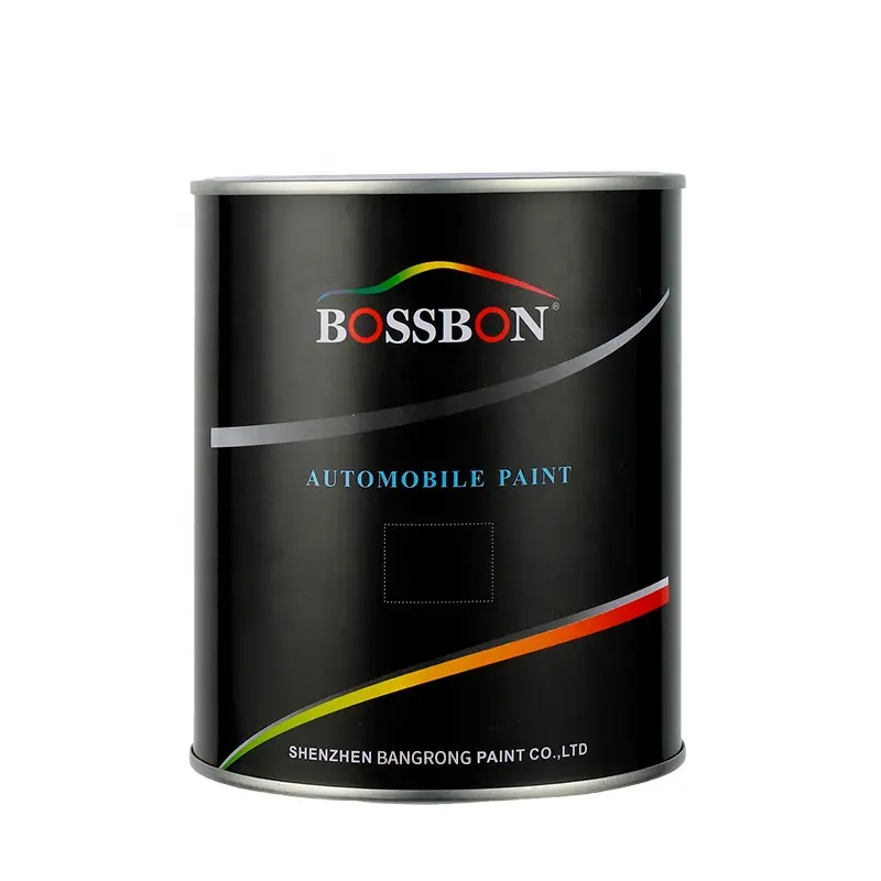 Échantillon gratuit de Bossbon, vente en gros, système de mélange de couleur perle d'or, acrylique, polyuréthane, finition automobile