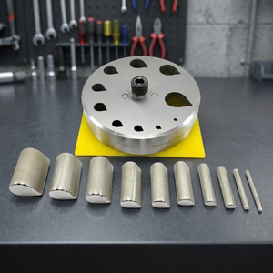 Kit de disques de polissage pour bijoux en fer avec 9 tiges de remplacement pour outils rotatifs DIY, forme irrégulière, modèle SUNTOOLS/STIPL 280C(II) - Product Image 5