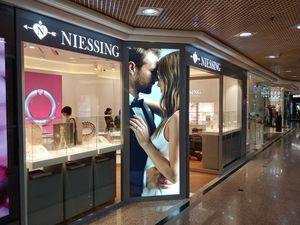 Luxury 3D Design Wooden Jewelry <b>Display</b> showcase / Jewelry Shop Interior Design with Jewelry <b>Display</b> Stand - Product Image 2