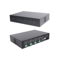 Amplificateur audio professionnel 8 canaux, amplificateurs multizones, amplificateur audio multi-zones 4 zones pour maison intelligente/hôtel