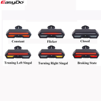 EASYDO — clignotant de bicyclette avec télécommande sans fil, feu de direction pour vélo