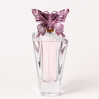 Flacon vaporisateur de parfum en verre personnalisé, rechargeable, vide, avec bouchon et service d'impression de logo personnalisé