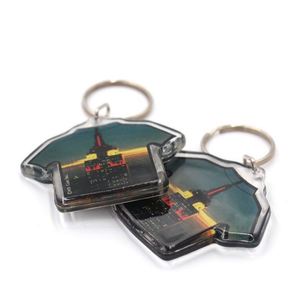 Custom Acrylic Keychain with Logo Shape, Personalized <b>Key</b> <b>Ring</b> for Gifts, Souvenirs, Promotions and Branding - Product Image 5