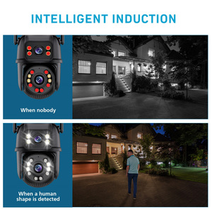 Cámara PTZ WiFi para Exteriores ICSee, 6MP, Doble Lente, Visión Nocturna en Color, IP66 Impermeable, con Soporte para Tarjeta TF - Product Image 4