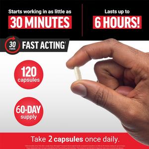 Complément alimentaire personnalisé pour booster l'oxyde nitrique, 120 capsules, soutient la fonction immunitaire des adultes, capsules pour booster l'oxyde nitrique - Product Image 5