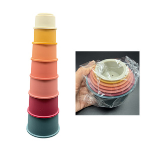 <span class=keywords><strong>Juguetes</strong></span> Montessori, Vasos Apilables Arcoíris, Juguete Educativo para Bebés, Vasos para Apilar y Encajar - Product Image 5