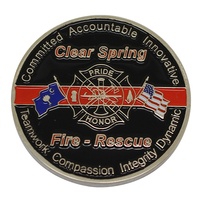 Pièces de collection de pièces de défi personnalisées en métal pour pompiers et EOD, avec logo sur mesure, pour la défense et les souvenirs, pour grossistes