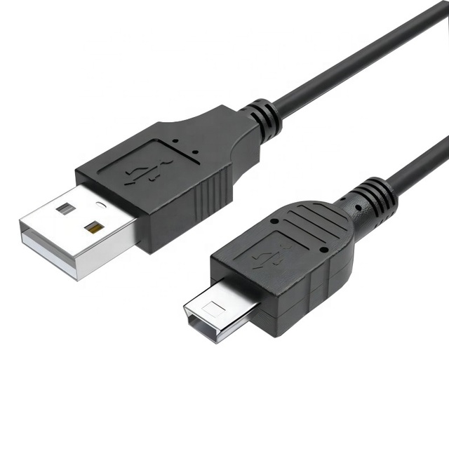V3 Mini USB Charging Cable T-mouth Pure Copper Nylon Jacket 3A Fast Charging for Computer Camera Laptop MP3/MP4