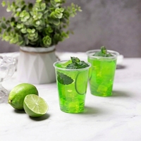 Lot de 2500 gobelets jetables en plastique transparent durable de 7 oz pour pique-nique, voyage, Halloween, Noël, fêtes et événements