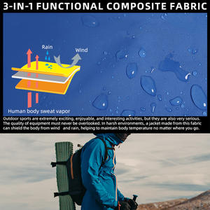 Waterdicht Winddicht Ademend En Waterdicht Vochtdoorlatend Softshell Thermisch Weefsel Voor Buitenjassen - Product Image 5