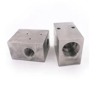 Высокая точность OEM Изготовление на заказ cnc обработка корпуса клапана из нержавеющей стали/алюминия/латуни