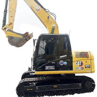 Excavatrice CAT312D2GC d'occasion de haute qualité, poids opérationnel de 12 tonnes, pompe hydraulique et roulement inclus