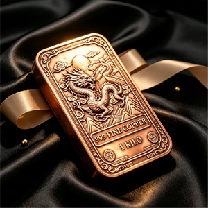 Barra de cobre fino de 1 kg para inversión - Product Image 3