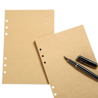 Nouvelle conception créative, papier de remplissage écologique à 6 anneaux pour feuilles mobiles A4/B5/A5/A6/A7, pour carnet, agenda et classeur à 6 trous