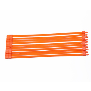 Etiqueta de Prenda de Alta Calidad, Etiqueta Colgante de Cuerda de Seda Plástica Naranja, Etiqueta de Sellado para <span class=keywords><strong>Ropa</strong></span> - Product Image 4