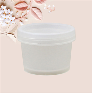 批发彩色化妆品罐带盖20g 50g 100g PP定制标志护肤浴泥塑料奶油糖果蛋糕饼干 - Product Image 3