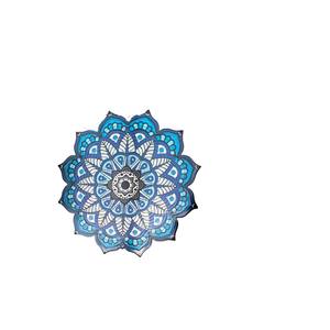 Nuevo y Creativo Molinillo de Viento Giratorio de Acero Inoxidable de 18 cm con Acabado Brillante para Decoración de Mariposas Mandala, para Colgar en el Jardín - Product Image 5