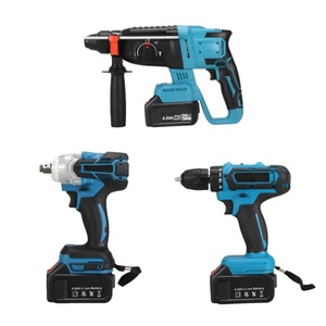 Industrial Electric Cordless 4-in-1 Wrench Drill Set Lithium Battery Aluminum <strong>Tools</strong> Hard Case-OEM Customizable for Professionals - Product Image 4