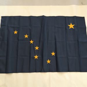 कस्टम 210d ऑक्सफोर्ड कपड़े 3x5 फीट अमेरिकी राज्य ध्वज के लिए अल्स्का की विशेषता वाला ध्वज - Product Image 1