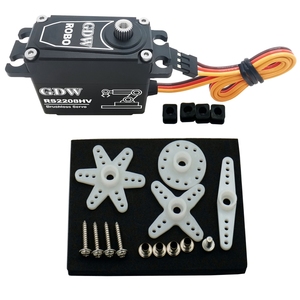 GDW RS-2208 Piezas de Avión RC Digital sin Escobillas, Gran Torque 25KG, Engranaje Metálico de Alto Rendimiento, Unisex 14+ años - Product Image 2