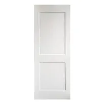 Porte intérieure en bois pré-montée pour chambre d'hôtel, moderne, imperméable, blanchie à la chaux, 3 panneaux inégaux, 30x80, avec cadre pré-monté
