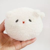 Jouet en peluche polaire pour enfants, nouvelle marque, forme personnalisée, broderie de dessin animé, peluche polaire, joli petit porte-monnaie, pochette à fermeture éclair, pour filles