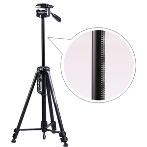 Portable Camera Tripod 57.5cm 88cm 116.5cm Adjustable Height For Photography Dslr Projector Live Streaming - Product Image 2