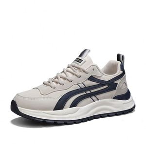 Nouvelles chaussures de course respirantes et légères pour hommes, baskets de running tendance à semelle épaisse et amortissante, style campus - Product Image 1