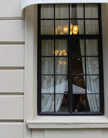 Persianas de Aluminio con Aislamiento Térmico para Ventanas Francesas de Todos los Tamaños, Cortina de Celosía de Aleación de Aluminio, Pantalla de Acero Inoxidable para Sala de Estar y Escaleras